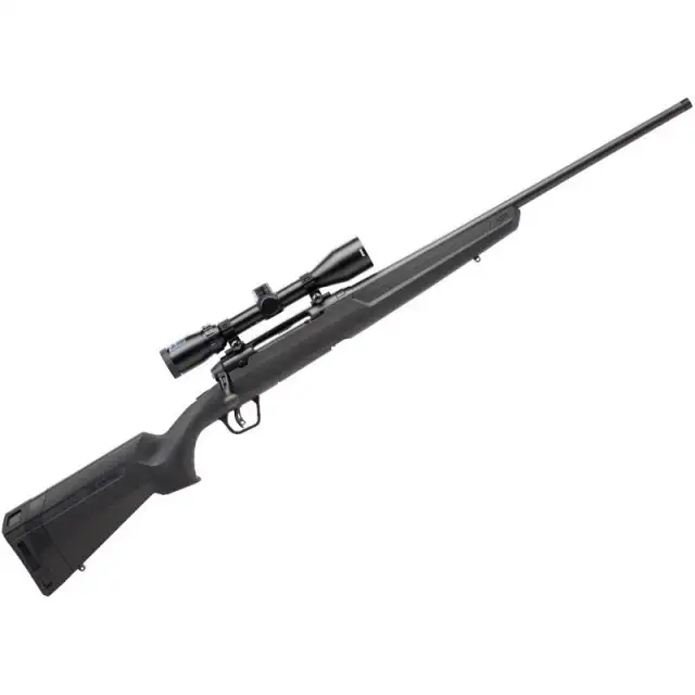 Savage Axis XP SR, 3-9X40 céltávcsővel, menetes csővég