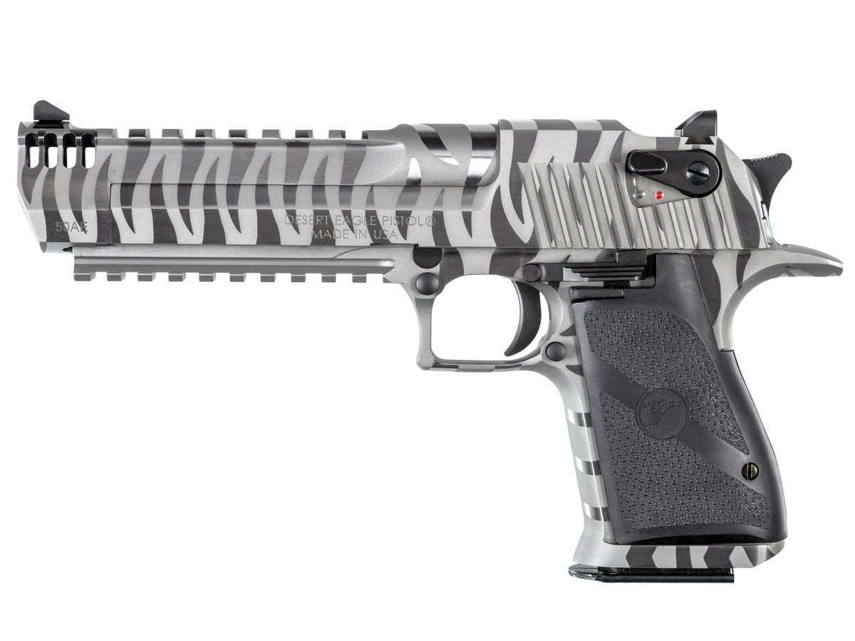 Magnum Research Desert Eagle 6" White Tiger Stripe .50AE - Image 2